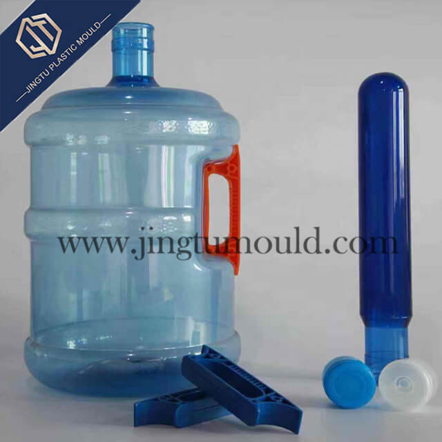 Plastic handle for convenient mineral water bottle 